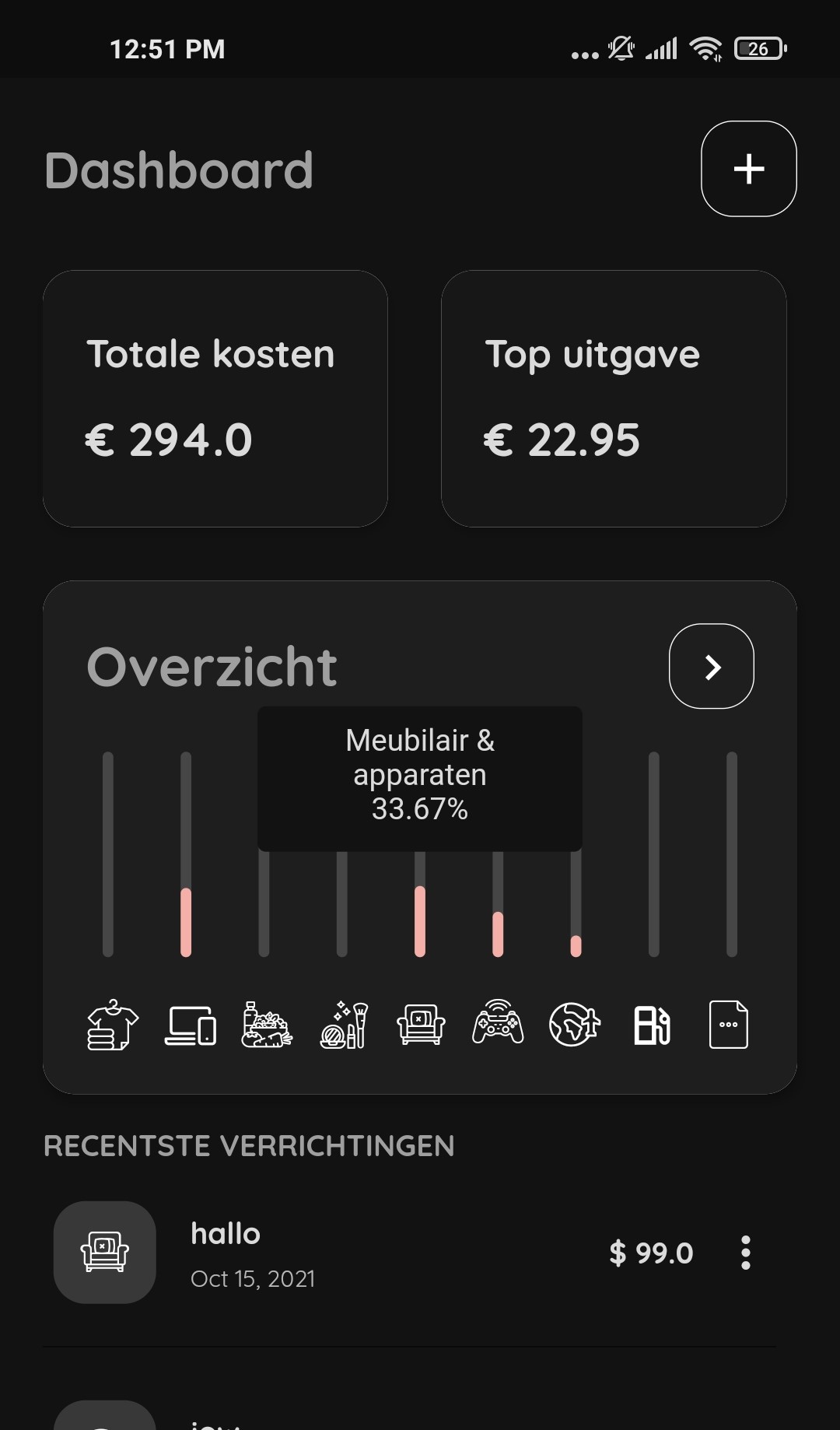 Foto cash transaction tracker